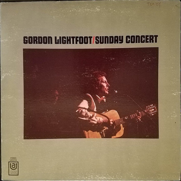 Gordon Lightfoot - Sunday Concert (Vinyl, LP, Album) Good Plus (G+) / Good Plus (G+)