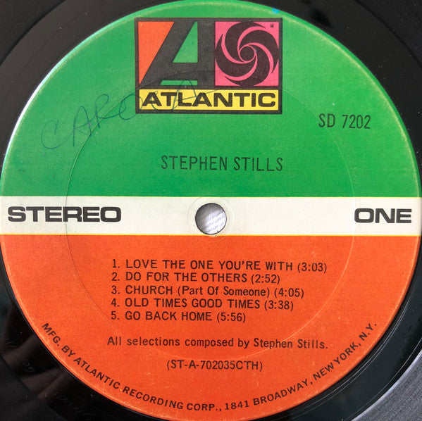 Stephen Stills - Stephen Stills (Vinyl, LP, Album) Very Good Plus (VG+) / Very Good (VG)