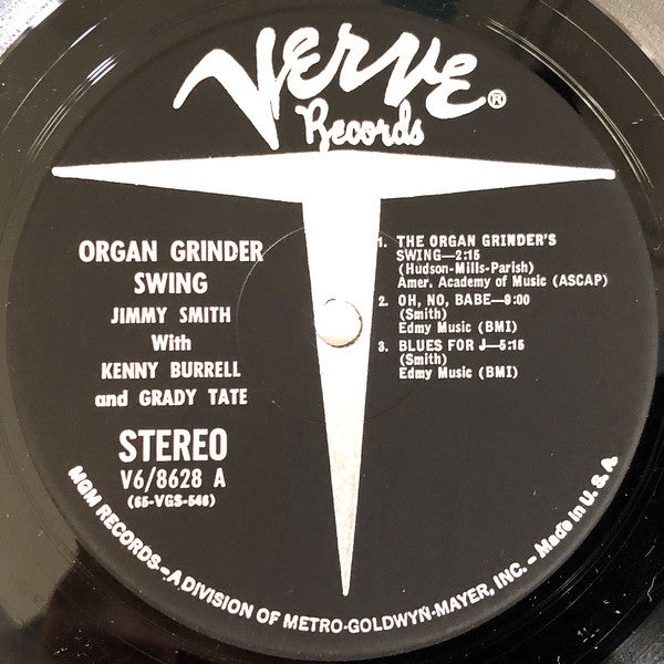 Jimmy Smith - Organ Grinder Swing (Vinyl, LP, Album, Stereo) Very Good (VG) / Very Good (VG)