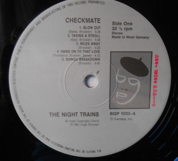 Night Trains - Checkmate (Vinyl, LP) Very Good (VG) / Very Good Plus (VG+)