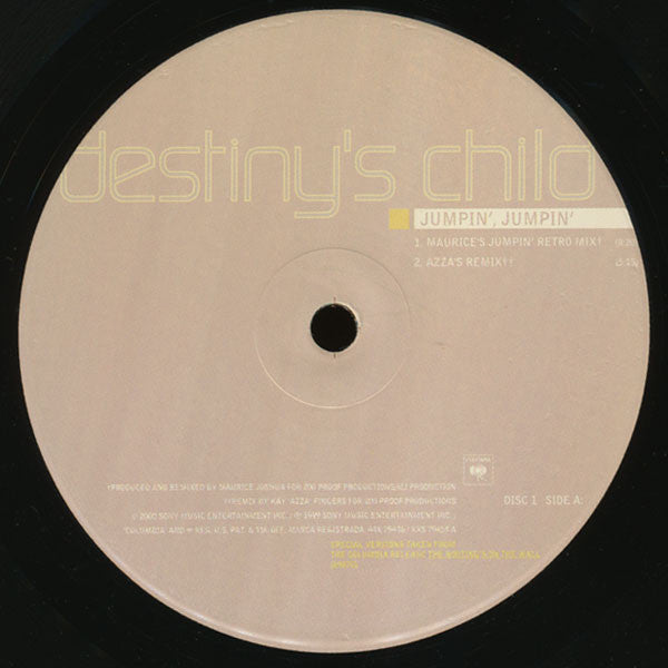 Destiny's Child - Jumpin' Jumpin' (2xVinyl, 12", Single) Good Plus (G+) / Very Good Plus (VG+)