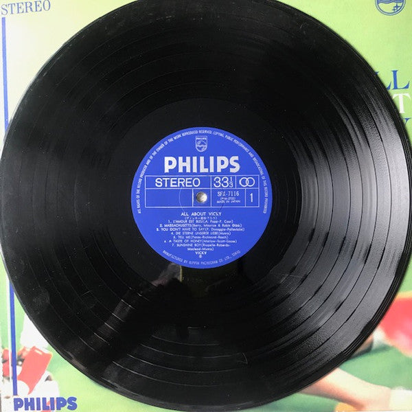 Vicky Leandros - All About Vicky (Vinyl, LP, Compilation) Good Plus (G+) / Very Good (VG)