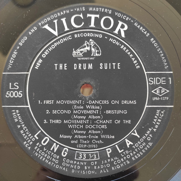 Manny Albam And Ernie Wilkins Orchestra - The Drum Suite (Vinyl, LP, Album) Very Good Plus (VG+) / Very Good (VG)