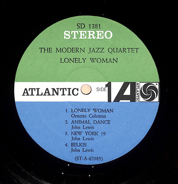 The Modern Jazz Quartet - Lonely Woman (Vinyl, LP, Album, Reissue, ...