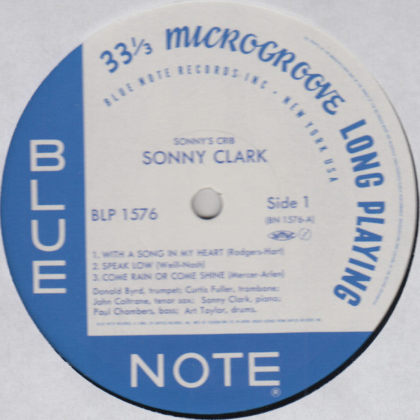 Sonny Clark - Sonny's Crib (Vinyl, LP, Album, Limited Edition, Reissue, Mono) Very Good (VG) / Very Good (VG)