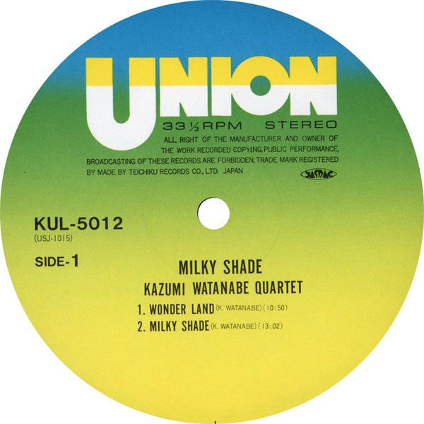Kazumi Watanabe Quartet - ミルキー·シェード = Milky Shade (Vinyl, LP, Album...