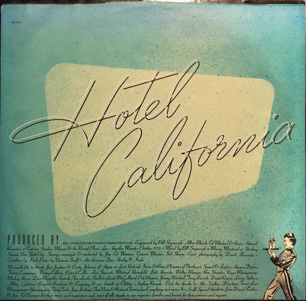 Eagles - Hotel California (Vinyl, LP, Album, Reissue, Stereo)