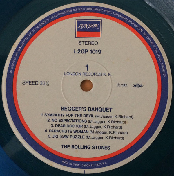 The Rolling Stones - Beggars Banquet (Vinyl, LP, Album, Reissue) Very Good Plus (VG+) / Very Good Plus (VG+)