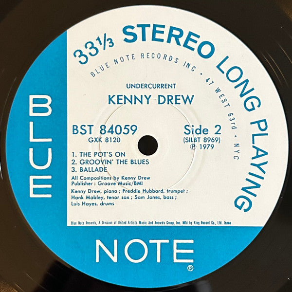 Kenny Drew - Undercurrent (Vinyl, LP, Album, Reissue, Stereo)