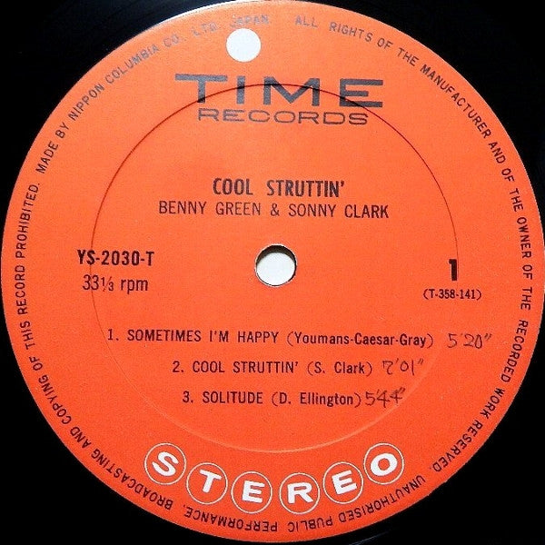 Bennie Green - Cool Struttin' (Vinyl, LP, Album, Stereo) Very Good (VG) / Very Good Plus (VG+)