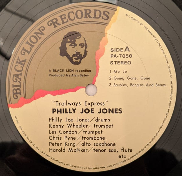 "Philly" Joe Jones - Trailways Express (Vinyl, LP, Album, Reissue, Stereo) Near Mint (NM or M-) / Very Good Plus (VG+)