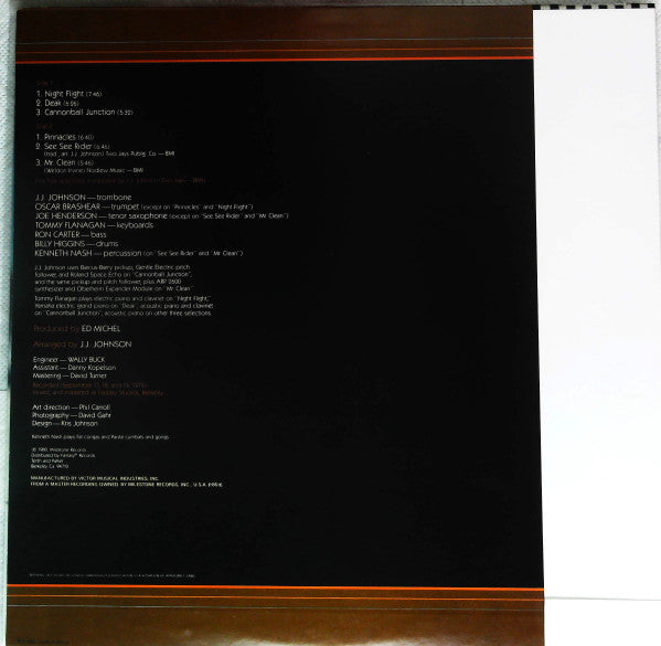 J.J. Johnson - Pinnacles (Vinyl, LP, Album) Good Plus (G+) / Very Good Plus (VG+)