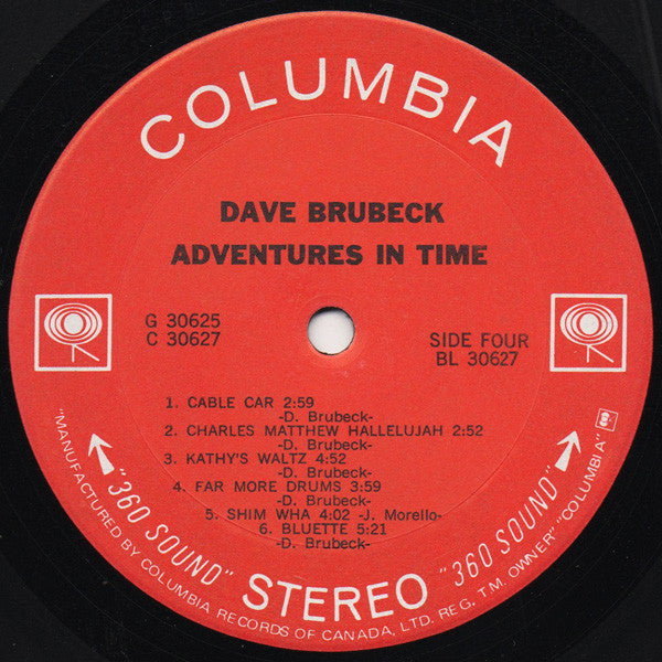 Dave Brubeck - Adventures In Time (2xVinyl, LP, Compilation, Stereo) Very Good Plus (VG+) / Very Good Plus (VG+)