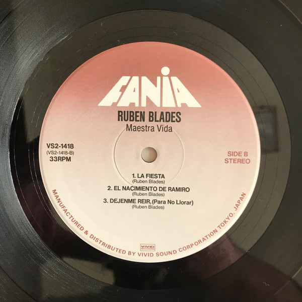 Ruben Blades - Maestra Vida Primera Parte + Segunda Parte (2xVinyl, LP, Album, Compilation) Near Mint (NM or M-) / Near Mint (NM or M-)