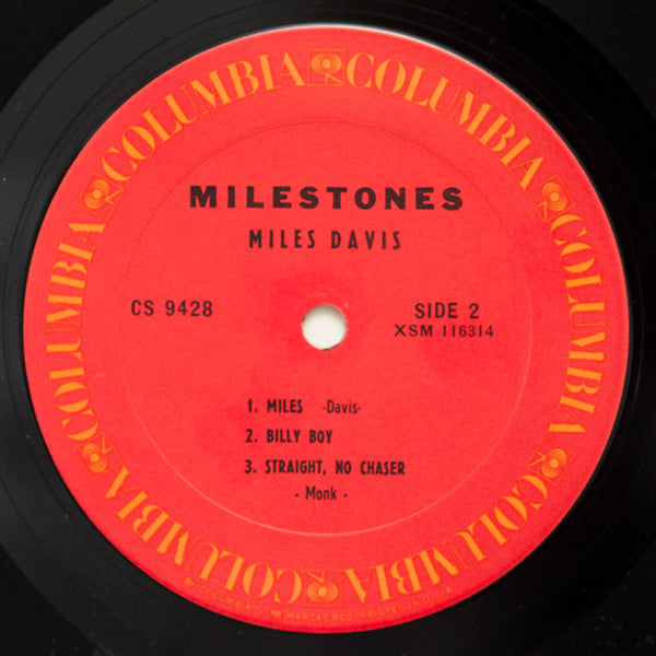 Miles Davis - Milestones (Vinyl, LP, Album, Repress, Stereo) Very Good Plus (VG+) / Very Good (VG)