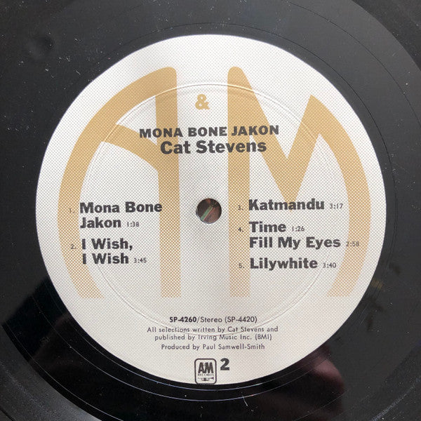Cat Stevens - Mona Bone Jakon (Vinyl, LP, Album, Reissue) Very Good (VG) / Good Plus (G+)