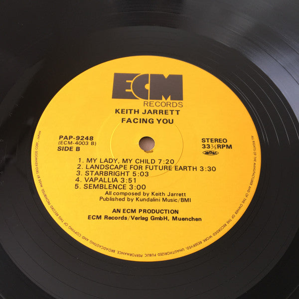 Keith Jarrett - Facing You (Vinyl, LP, Album, Reissue, Stereo)