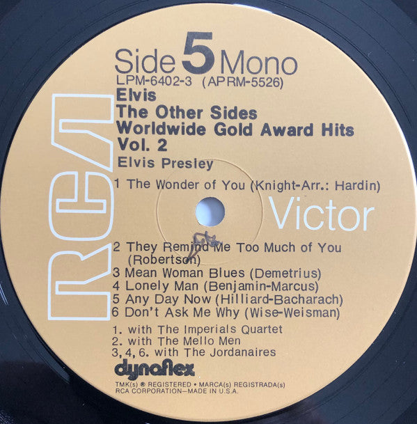 Elvis Presley - The Other Sides - Worldwide Gold Award Hits - Vol. ...