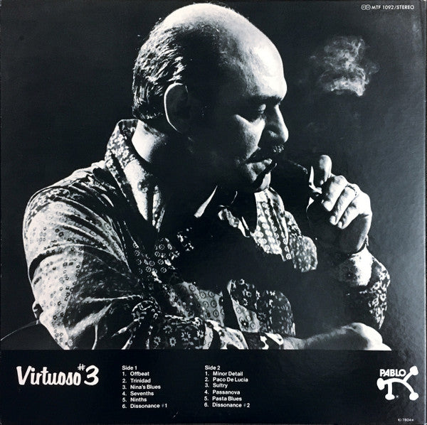 Joe Pass - Virtuoso #3 (Vinyl, LP, Stereo) Very Good (VG) / Very Good (VG)