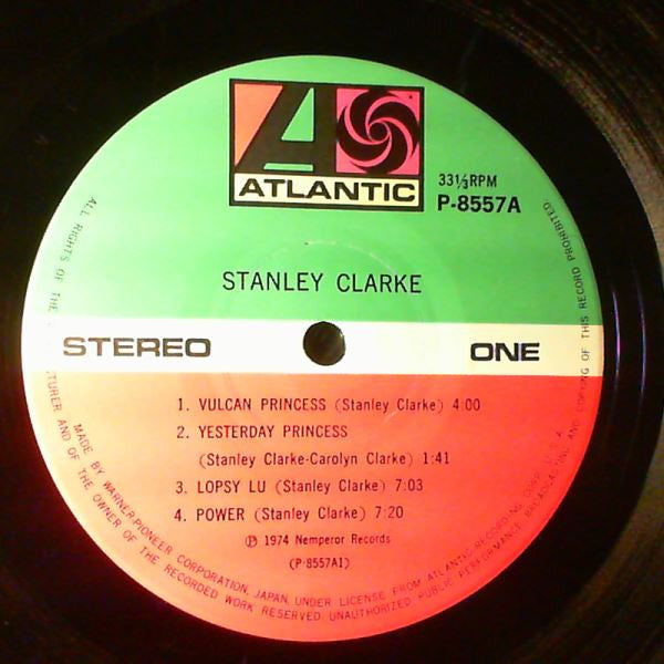 Stanley Clarke - Stanley Clarke (Vinyl, LP, Album, Stereo) Very Good Plus (VG+) / Very Good (VG)