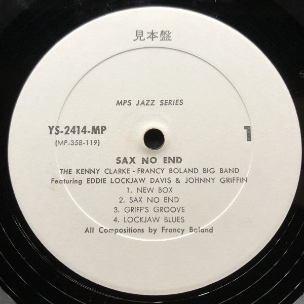 Clarke-Boland Big Band - Sax No End (Vinyl, LP, Album, Promo) Very Good Plus (VG+) / Very Good Plus (VG+)