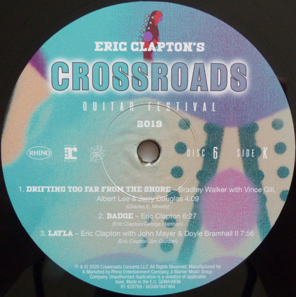 Eric Clapton - Eric Clapton's Crossroads Guitar Festival 2019 (6xVinyl, Box Set, LP, Compilation, Stereo) Mint (M) / Mint (M)