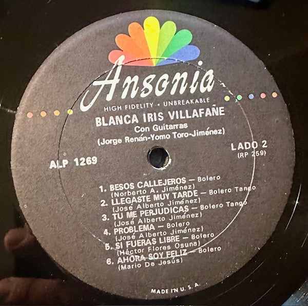 Blanca Iris Villafañe - Blanca Iris Villafañe (Vinyl, LP, Stereo) Very Good (VG) / Very Good (VG)