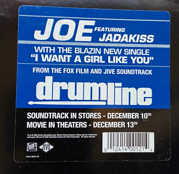 Joe - I Want A Girl Like You (Vinyl, 12", 33 ⅓ RPM) Very Good Plus (VG+) / Very Good Plus (VG+)