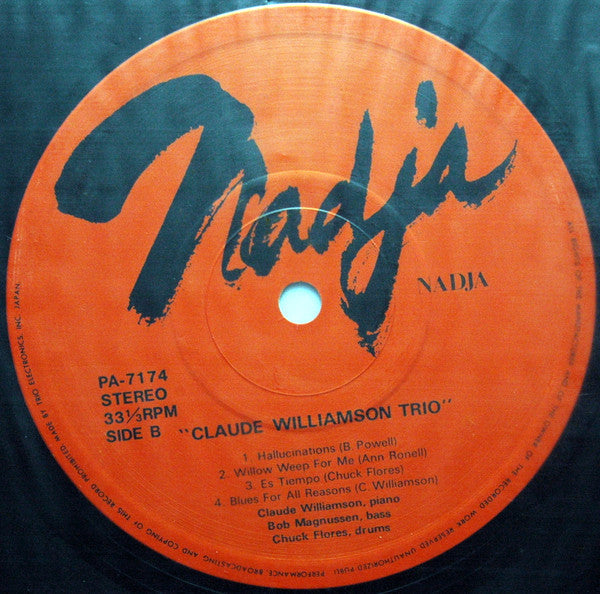 The Claude Williamson Trio - All God's Chillun Got Rhythm (Vinyl, LP, Album, Promo) Very Good (VG) / Good Plus (G+)