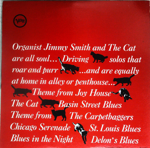 Jimmy Smith - The Cat (Vinyl, LP, Album, Reissue) Good Plus (G+) / Very Good (VG)