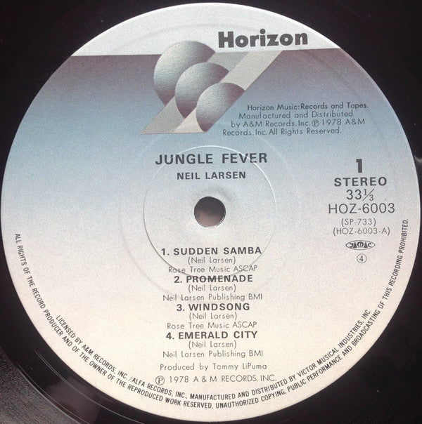 Neil Larsen - Jungle Fever (Vinyl, LP, Album)