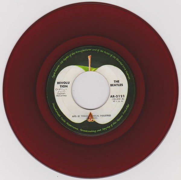 The Beatles - Hey Jude / Revolution (Vinyl, 7", 45 RPM, Reissue, Mono) Very Good (VG) / Very Good (VG)