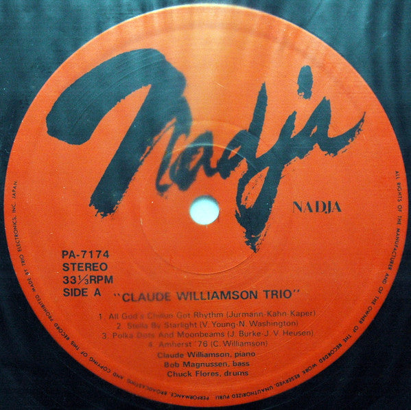 The Claude Williamson Trio - All God's Chillun Got Rhythm (Vinyl, LP, Album, Promo) Very Good (VG) / Good Plus (G+)