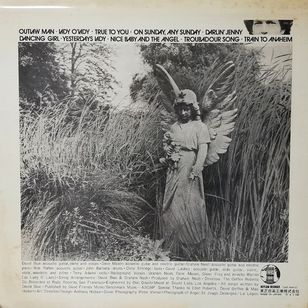 David Blue - Nice Baby And The Angel (Vinyl, LP, Album, Stereo) Very Good Plus (VG+) / Very Good (VG)
