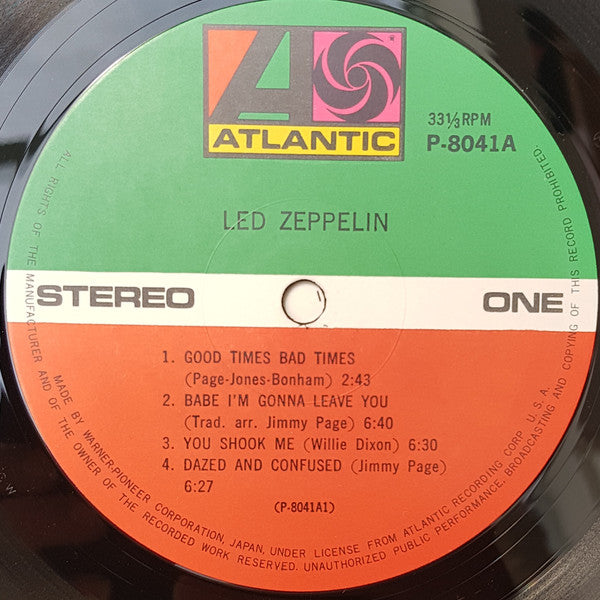 Led Zeppelin - Led Zeppelin (Vinyl, LP, Album, Reissue, Repress)