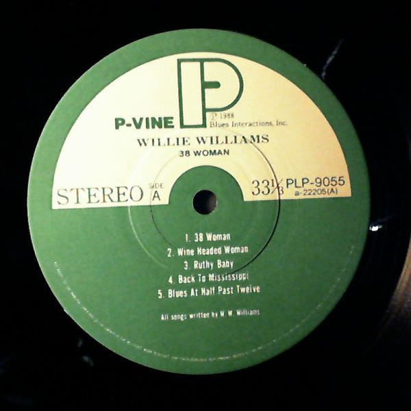 Willie Williams - Raw Unpolluted Soul (Vinyl, LP, Album, Reissue, Stereo) Very Good Plus (VG+) / Very Good (VG)