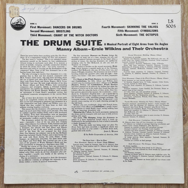 Manny Albam And Ernie Wilkins Orchestra - The Drum Suite (Vinyl, LP, Album) Very Good Plus (VG+) / Very Good (VG)