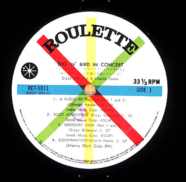 Dizzy Gillespie - Diz 'N' Bird In Concert (Vinyl, LP, Compilation, Mono) Very Good (VG) / Very Good (VG)