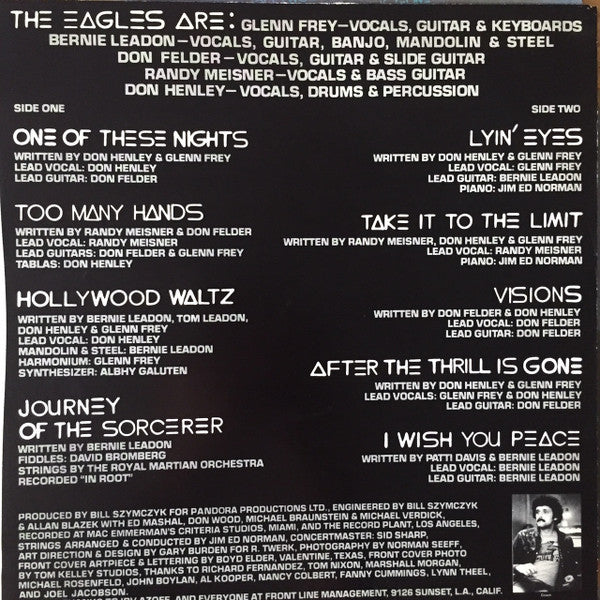 Eagles - One Of These Nights (Vinyl, LP, Album) Very Good Plus (VG+) / Very Good Plus (VG+)