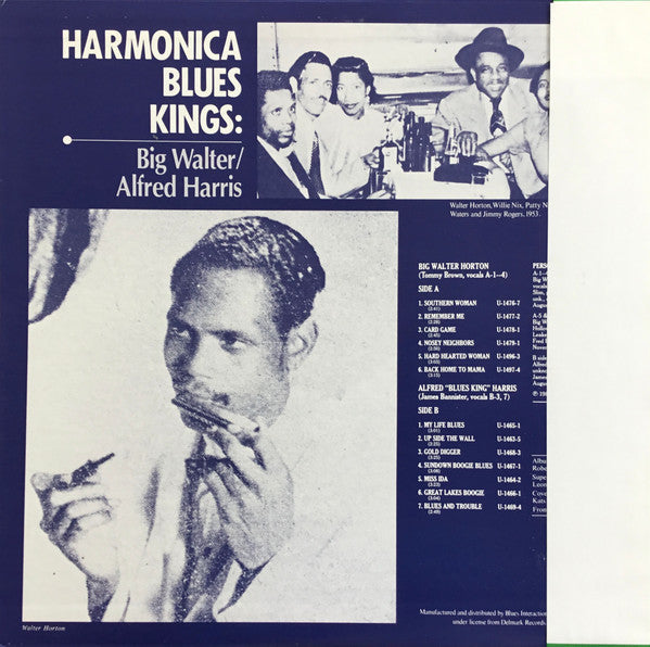 Walter Horton - Harmonica Blues Kings (Vinyl, LP, Mono)