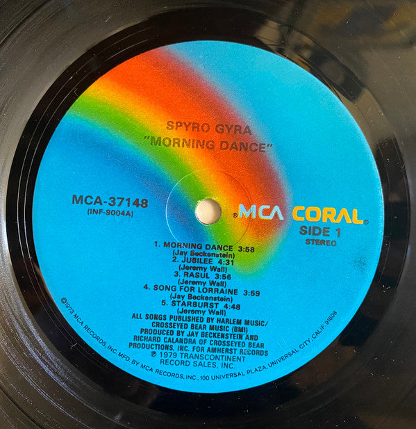 Spyro Gyra - Morning Dance (Vinyl, LP, Album, Reissue) Very Good (VG) / Good Plus (G+)