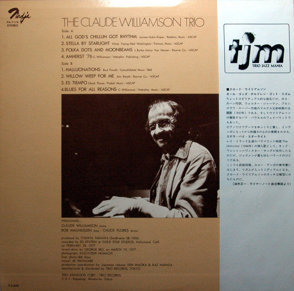 The Claude Williamson Trio - All God's Chillun Got Rhythm (Vinyl, LP, Album, Promo) Very Good (VG) / Good Plus (G+)