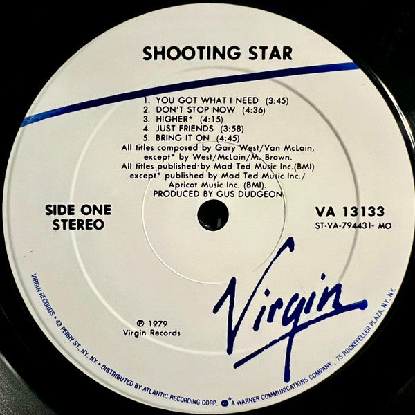 Shooting Star (4) - Shooting Star (Vinyl, LP, Album, Stereo) Very Good Plus (VG+) / Very Good Plus (VG+)