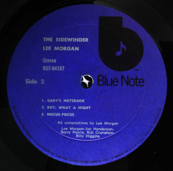 Lee Morgan - The Sidewinder (Vinyl, LP, Album, Reissue, Stereo)