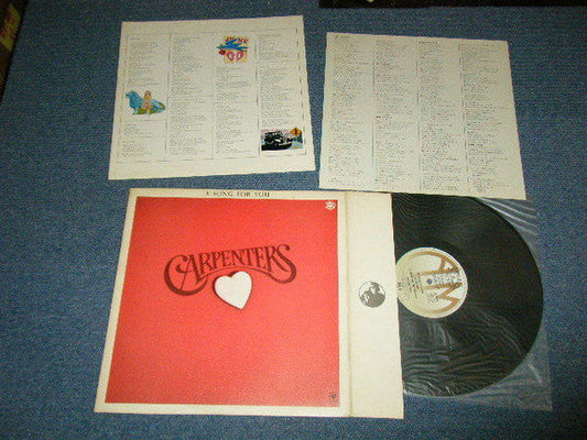 Carpenters - A Song For You (Vinyl, LP, Album, Reissue) Very Good (VG) / Very Good (VG)