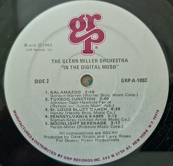 The Glenn Miller Orchestra - In The Digital Mood (Vinyl, LP, Album) Mint (M) / Mint (M)
