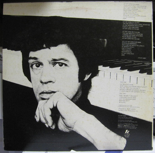 Steve Gibb - Let My Song = モノクローム (Vinyl, LP, Album, Promo) Very Good Plus (VG+) / Very Good Plus (VG+)
