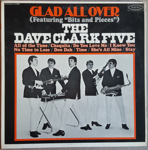 The Dave Clark Five - Glad All Over (Vinyl, LP, Album, Mono) Good Plus (G+) / Very Good (VG)