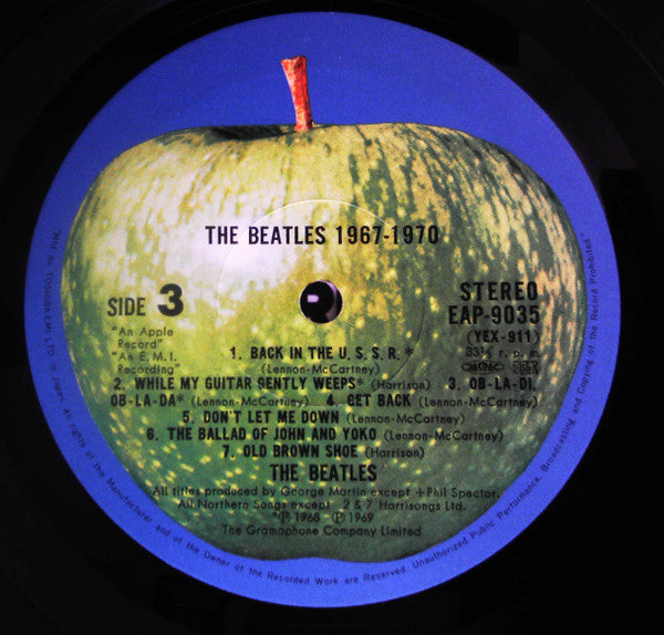 The Beatles - 1967-1970 (Vinyl, LP, Compilation, Reissue)