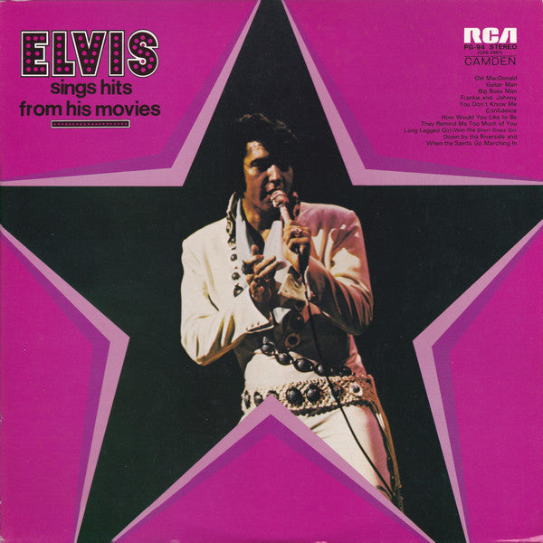 Elvis Presley - Elvis Sings Hits From His Movies (Vinyl, LP, Compilation, Reissue) Very Good Plus (VG+) / Very Good Plus (VG+)